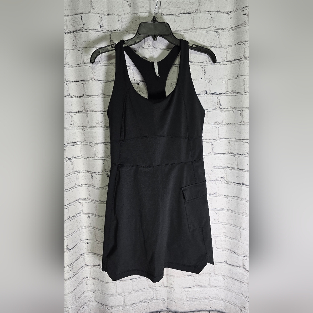 Women's Black Racerback Cargo One Active Workout Dress Size‎ Large
